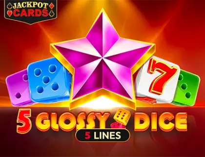 5 Glossy Dice
