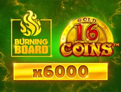 16 Coins Gold Burning Board
